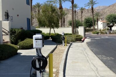 EV Charging Stations at Palm Spring Desert
